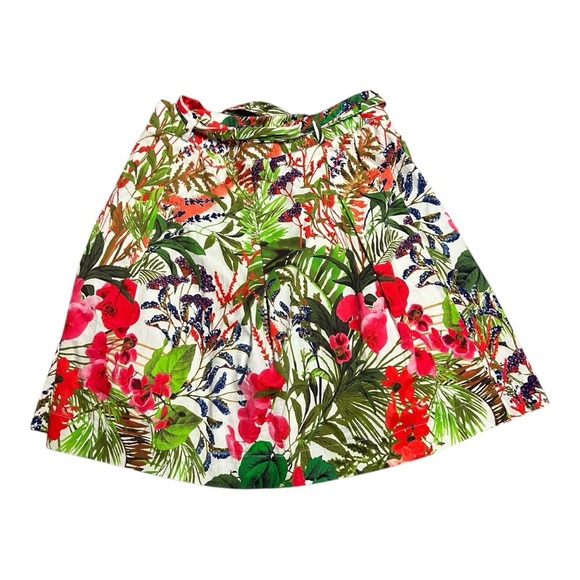 Soft Surroundings Pleated Floral Skirt Size PM - Picture 2 of 3